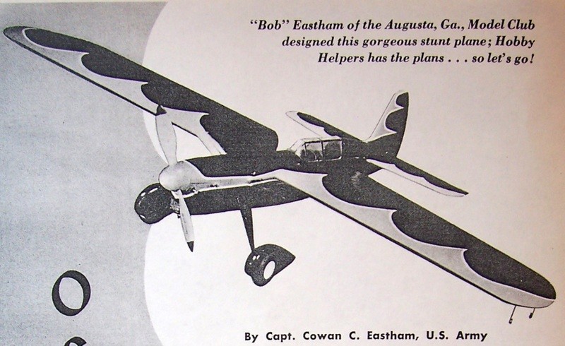 OSPREY PLAN + CONSTRUCTION ARTICLE for a 48" GullWing UC Stunt Model Airplane