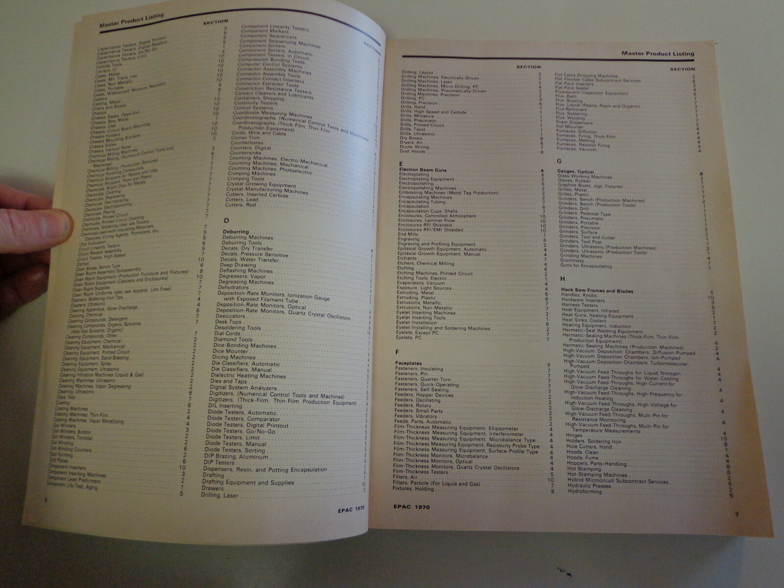 Electronic Production Aids Catalog 1970 Computer Control Manufacturing