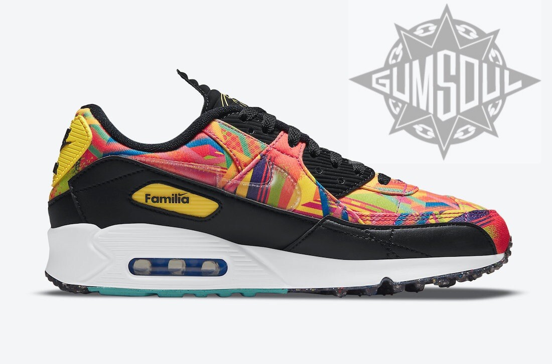 NIKE AIR MAX 90 LHM FAMILIA LATIN HERITAGE MONTH MULTI-COLOR  DJ4703 900 sz 15