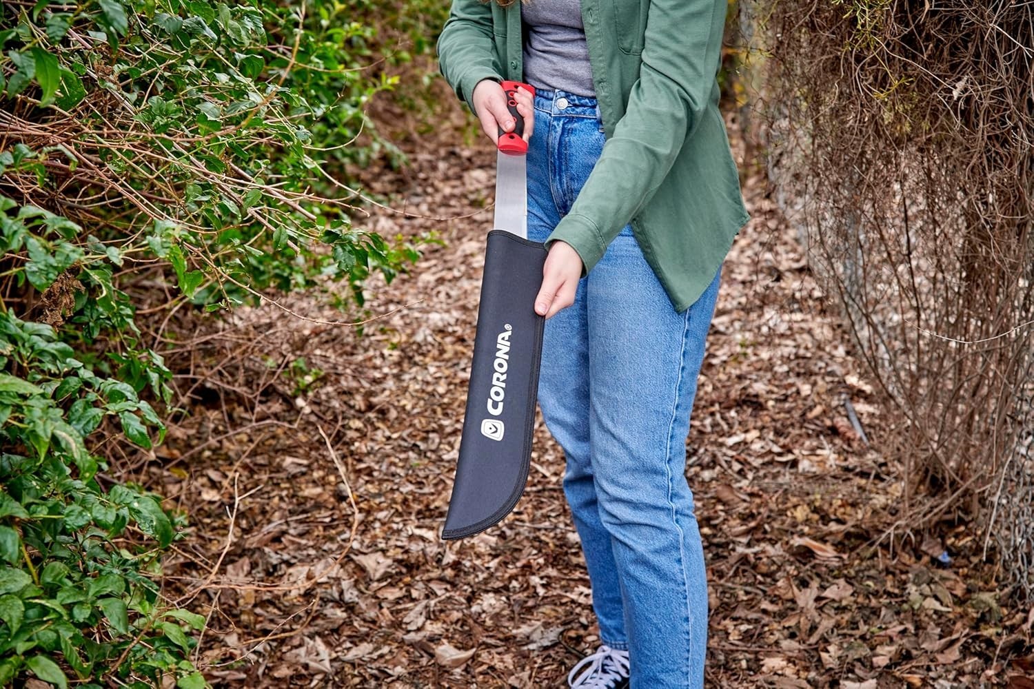 ErgoHandle Machete, 18 in. with Nylon Sheath