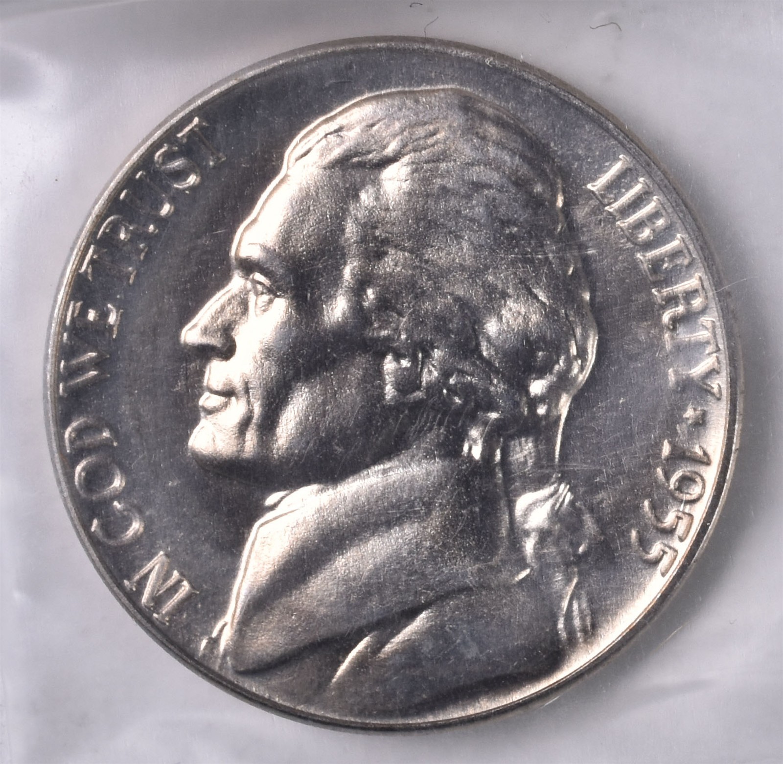 1955 U.S. Mint Silver 5 Coin Proof Set - Missing The Box
