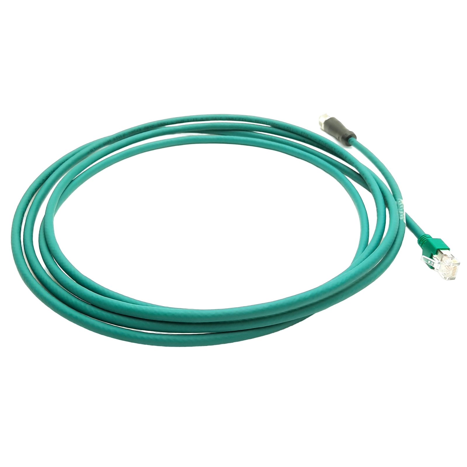 Datalogic SVS-CV-RJ45D-03 DATAVS2 Ethernet Cable, 3m, RJ45 Male to M12 5-Pin