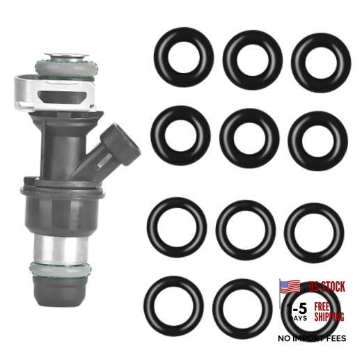 12 PCS Fuel Injector O-Ring Set, O-Ring Injector Rebuild Kit, Universal