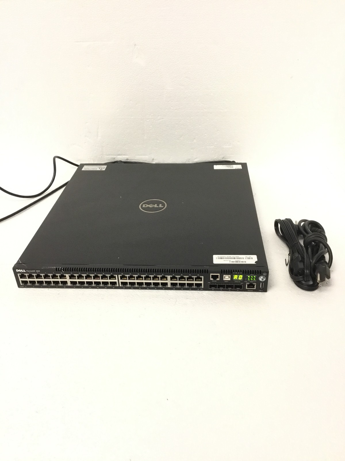 Dell Force10 S55T 44-Port Gigabit Switch w/2x 10Gb S55-10GE-2S Modules FREE SHIP