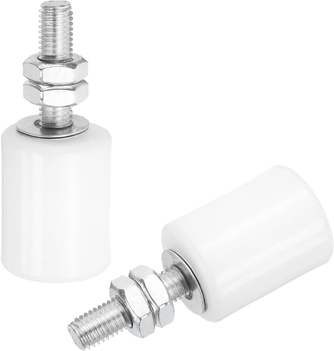 2Pcs Slide Gate Guide Roller, 1-5/8" Nylon Rollers Gate Support Assembly, Uni...