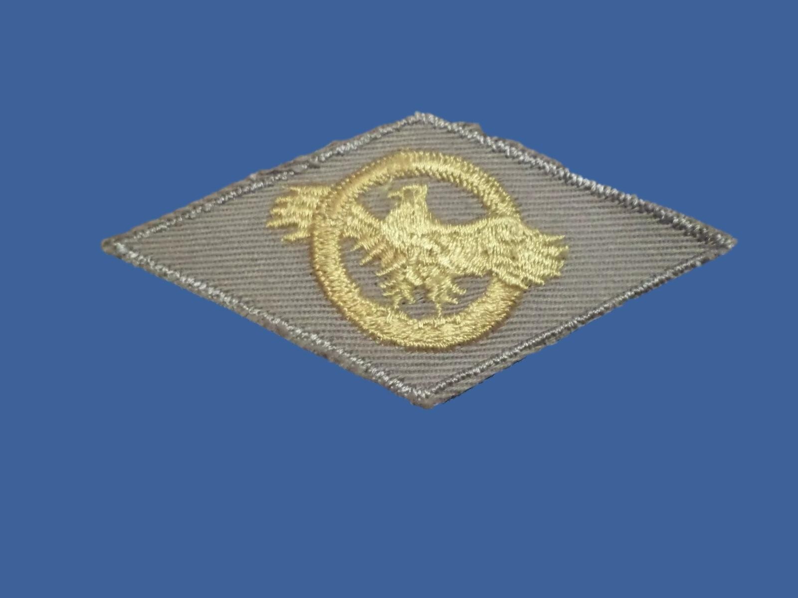 GENUINE WWII U.S MILITARY RUPTURED DUCK HONORABLE DISCHARGE PATCH NOS
