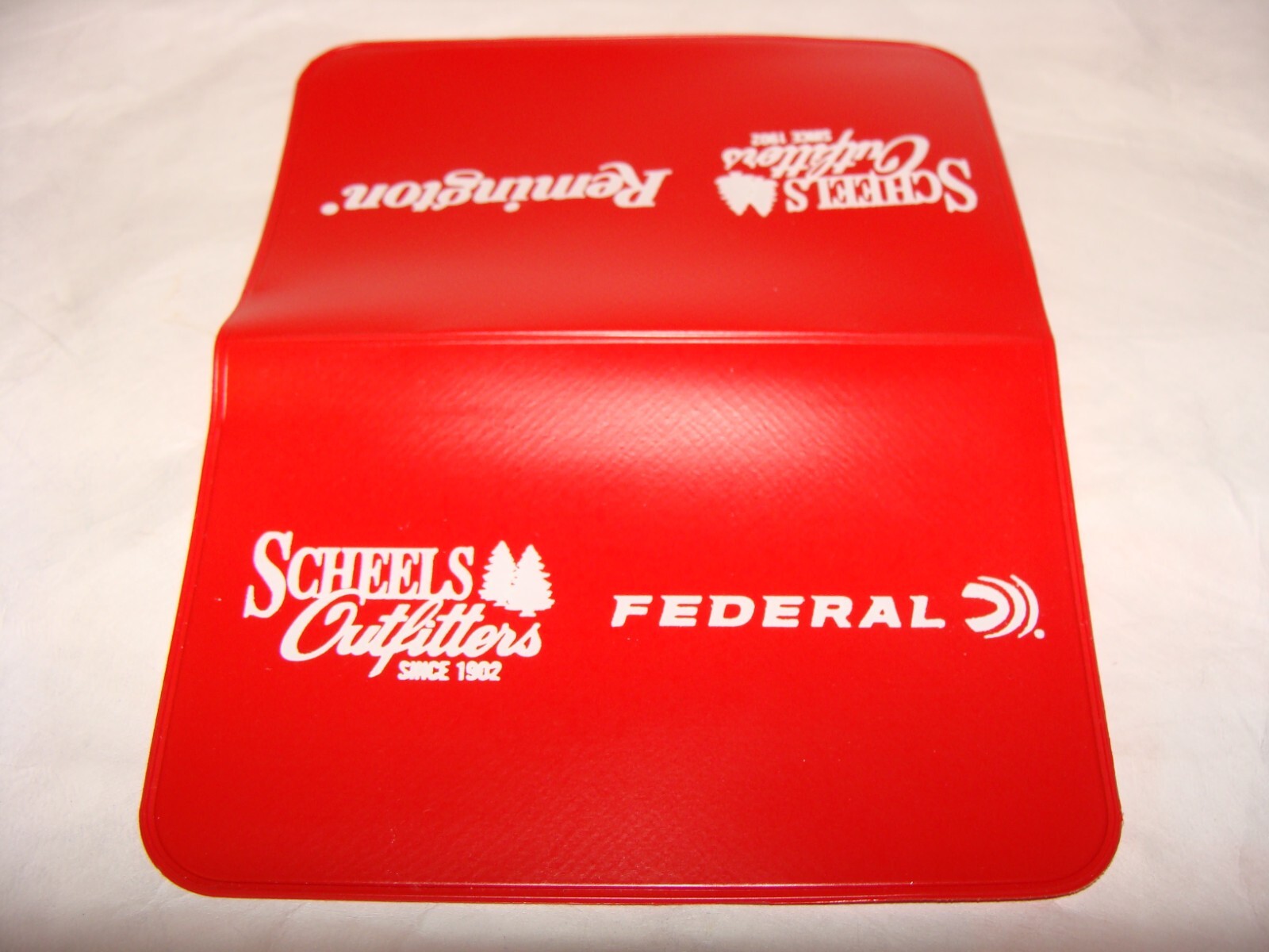 Federal, Remington Scheels Outfitters Hunting or Fishing License Holder Red