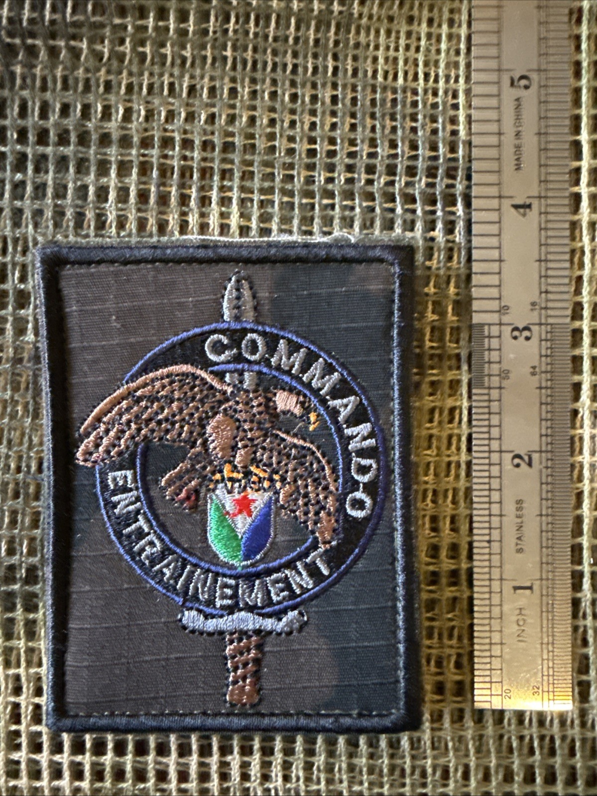 French Foreign Legion COMMANDO Etrainement PATCH Afghanistan War