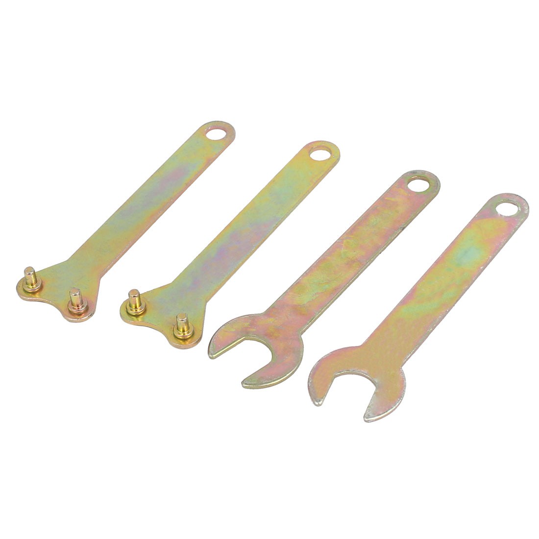 4 In 1 Set Angle Grinder Spanner Wrench Lock Nut Hand Tool Bronze 112mm Length