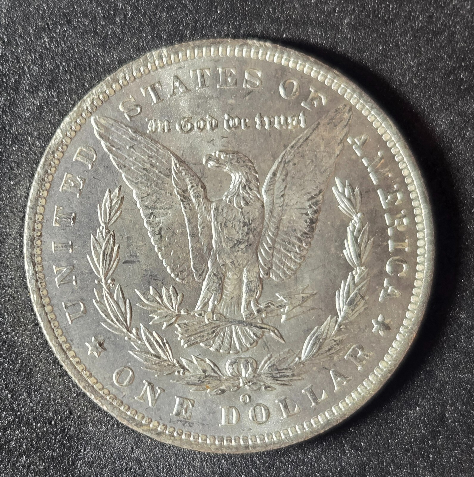 1885-O $1 Morgan Silver Dollar, BU, Round O, Luster, brilliant uncirculated
