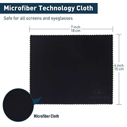 Assorted Colors Microfiber Cleaning Cloths, Cleans Lenses, Screen, 6X7'',12 PCS