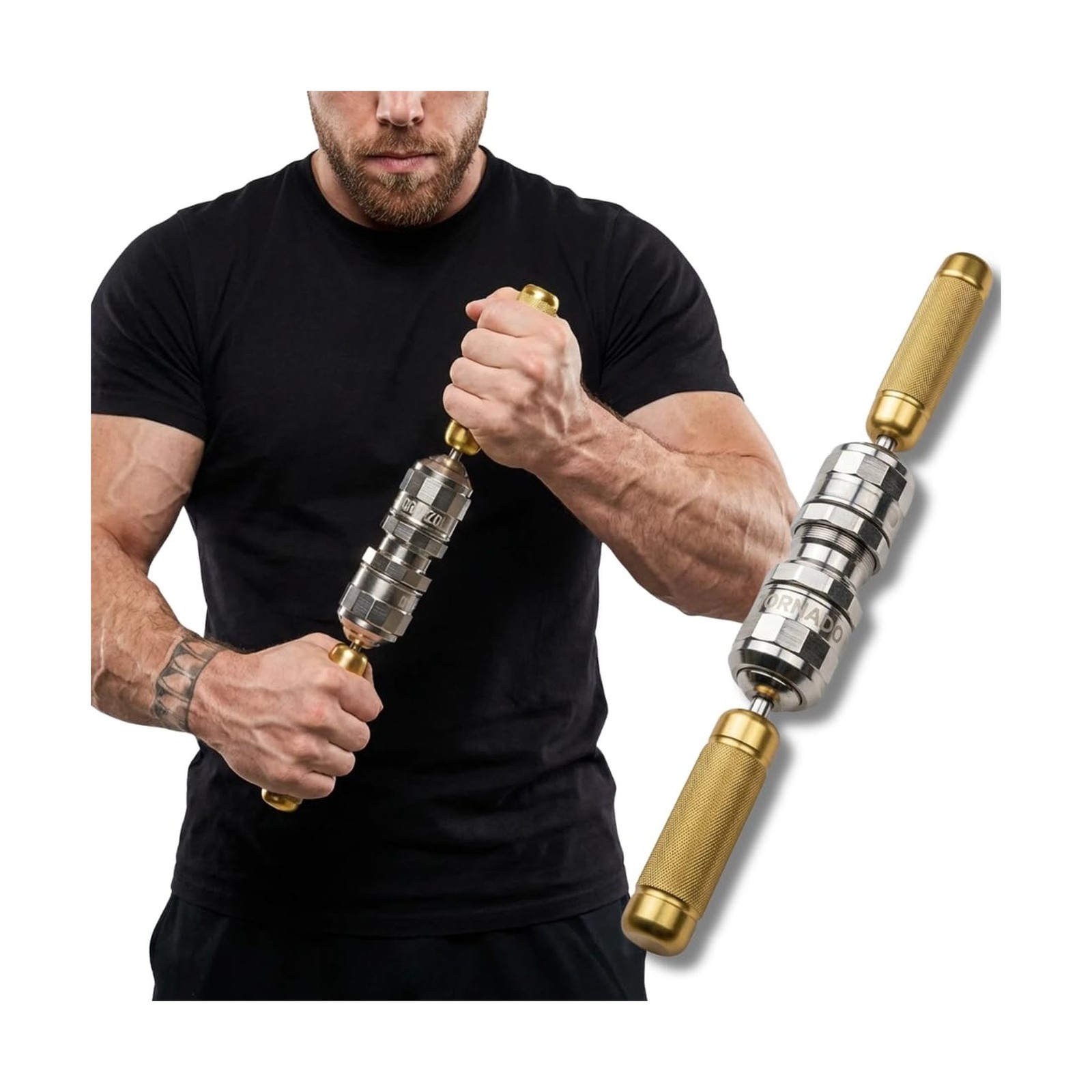GRIPZILLA Tornado (2026 Steel Build) – Multi-Axis Forearm & Wrist Strength