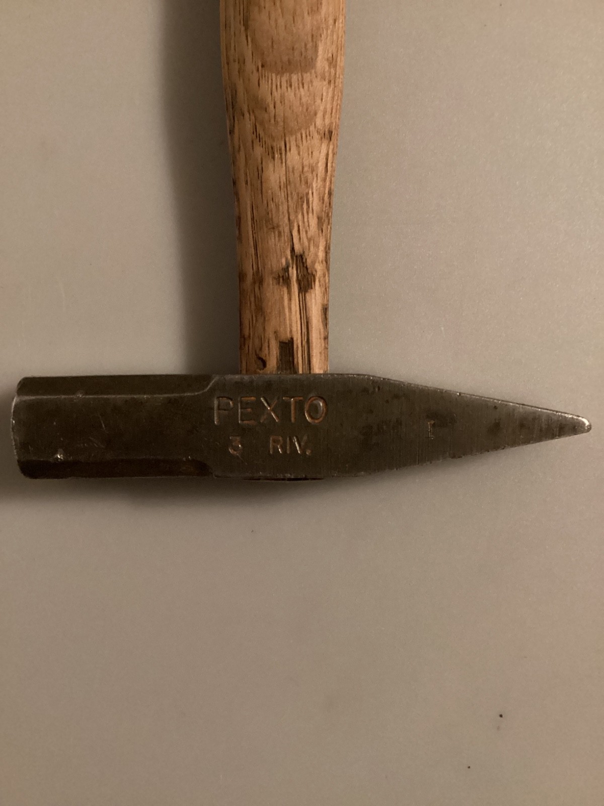 PEXTO No. 3 RIVETING HAMMER 14oz VINTAGE METALWORKING TOOL