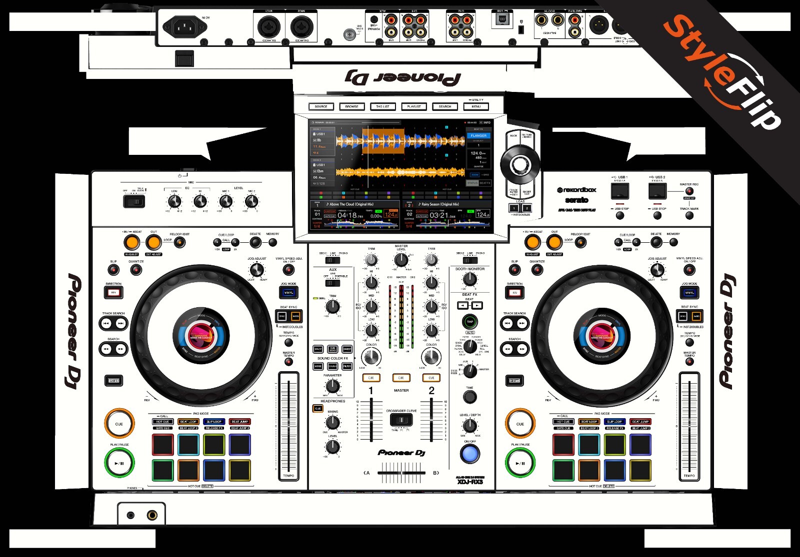 Pioneer XDJ-RX3 Skin | White | Protective Decal | StyleFlip Skins