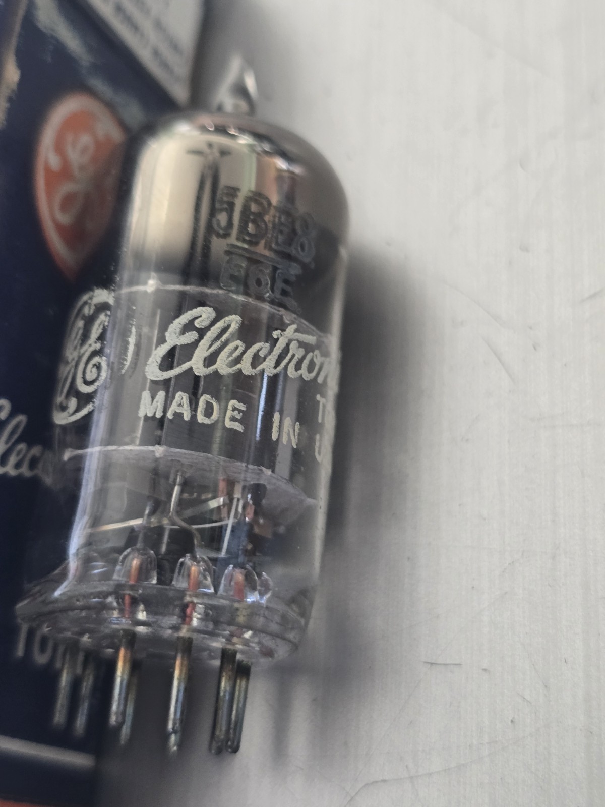 VTG GE 5BE8 ELECTRON TUBES NOS NIB