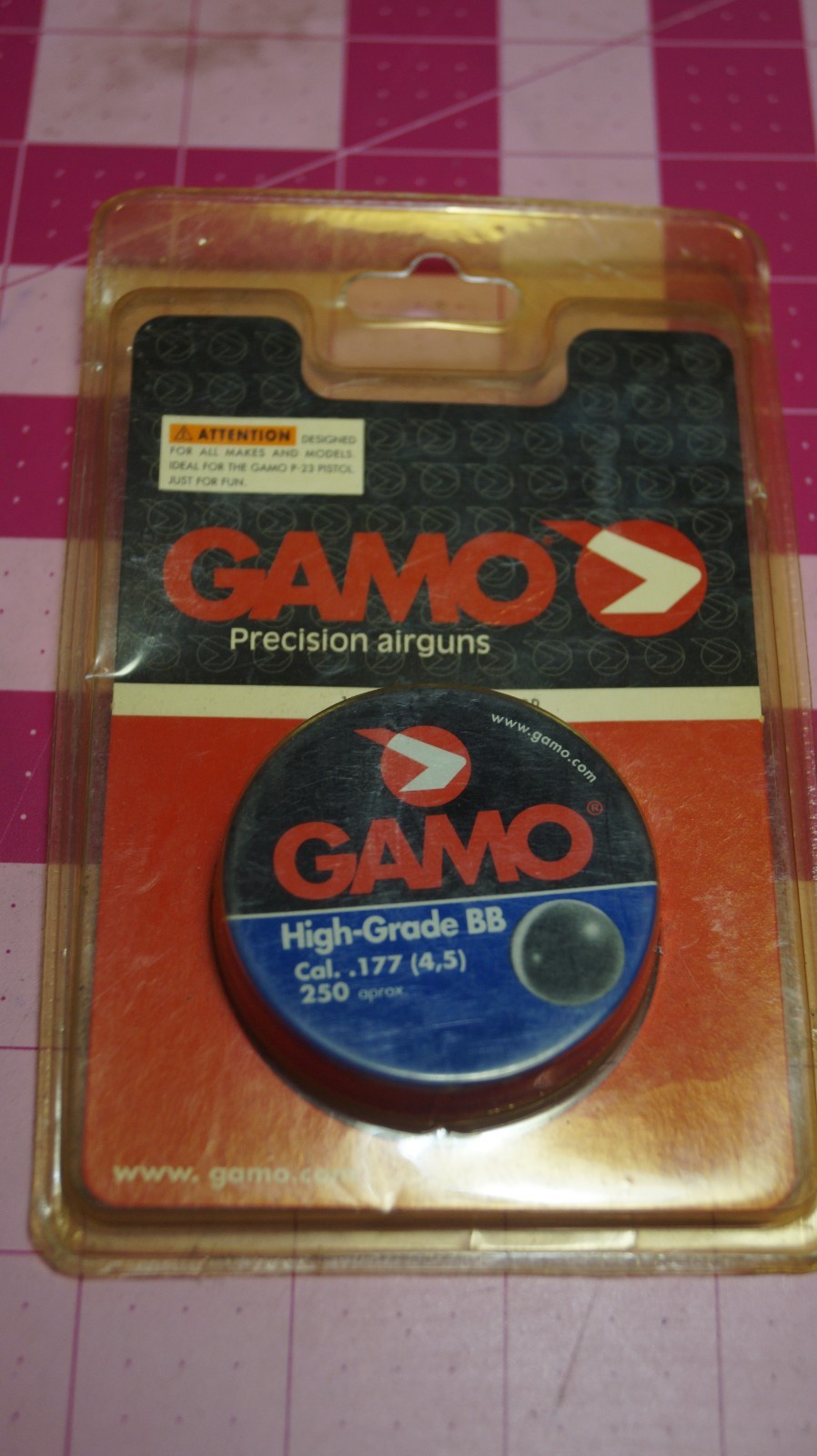Gamo Round Ball Air Rifle BB’s Pellets .177 Caliber 250 Count