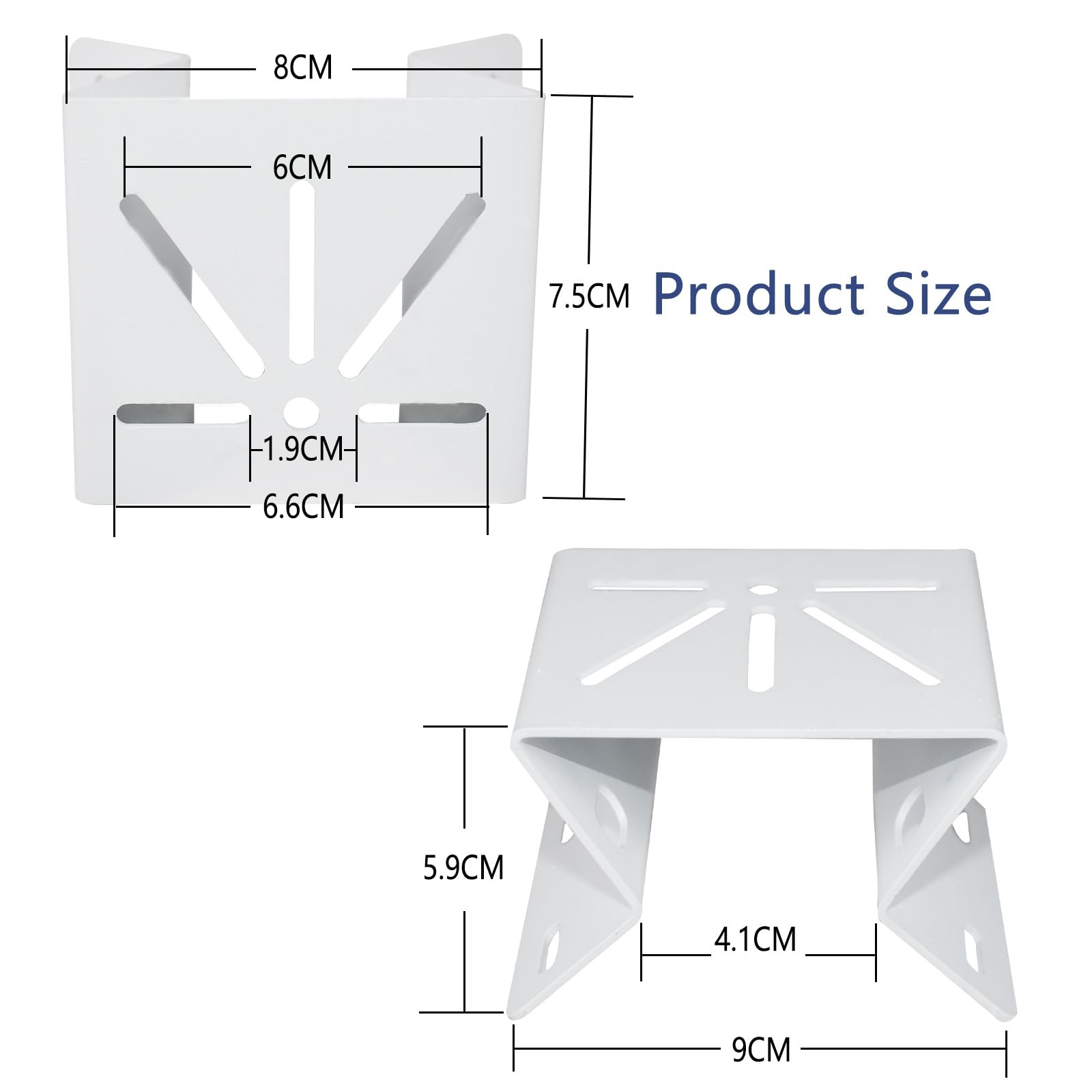 2 Pack Metal Mounting Corner Bracket for Security Camera, Stainless Steel Cor