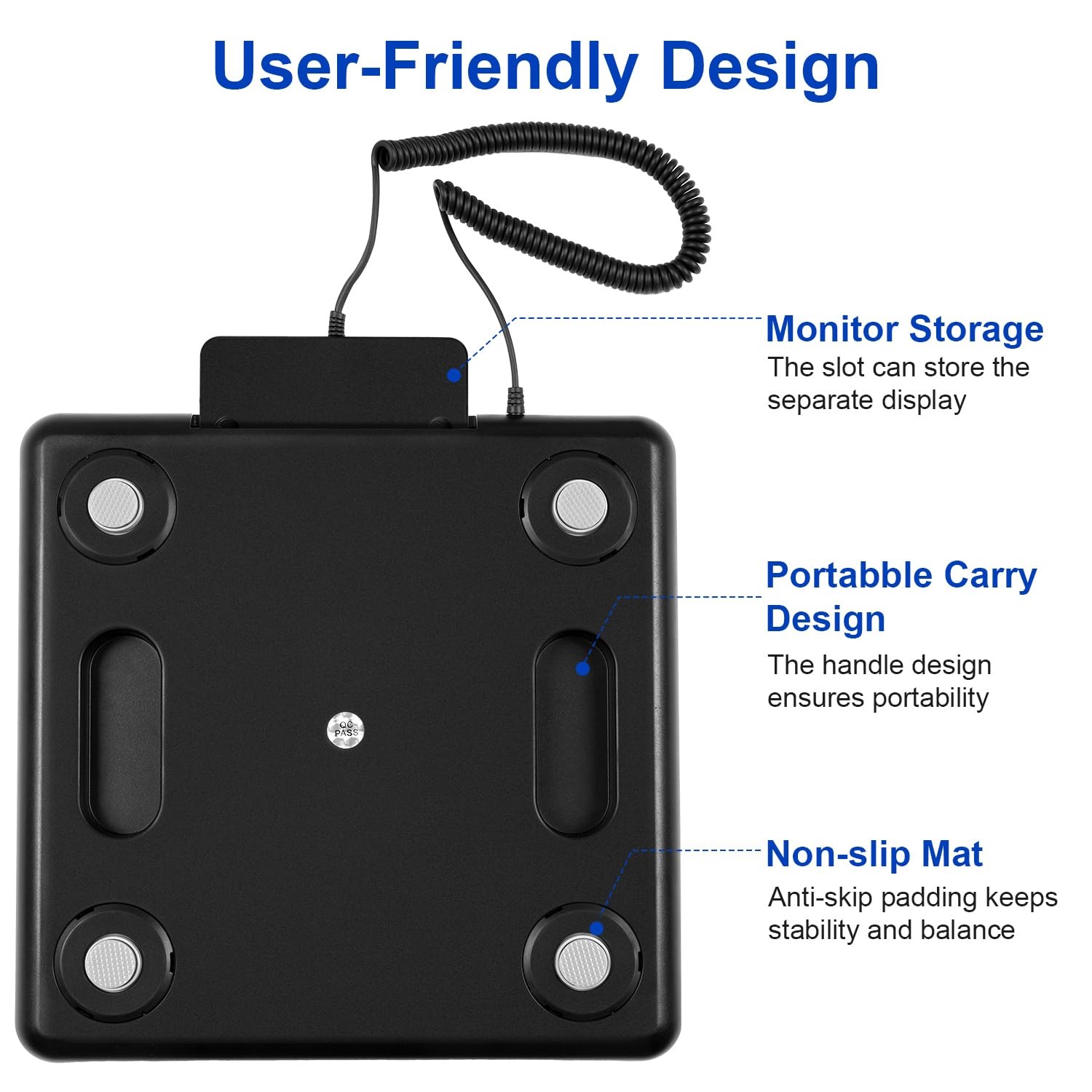 Digital Shipping Postal Scale 660lb/1oz Accuracy! Heavy Duty Postage Scale Extra
