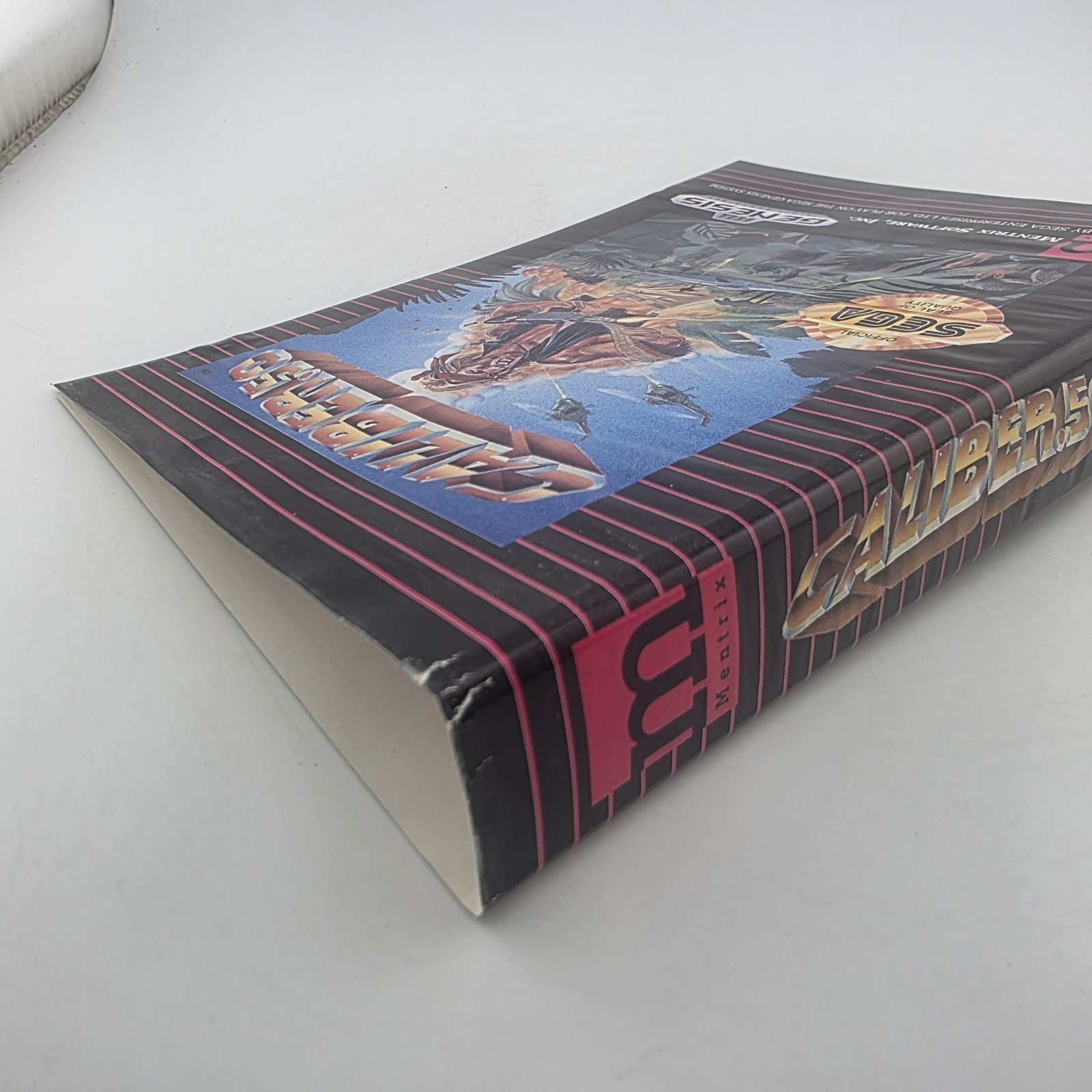 Caliber 50 Case (SEGA Genesis) Authentic BOX + Registration Card ONLY