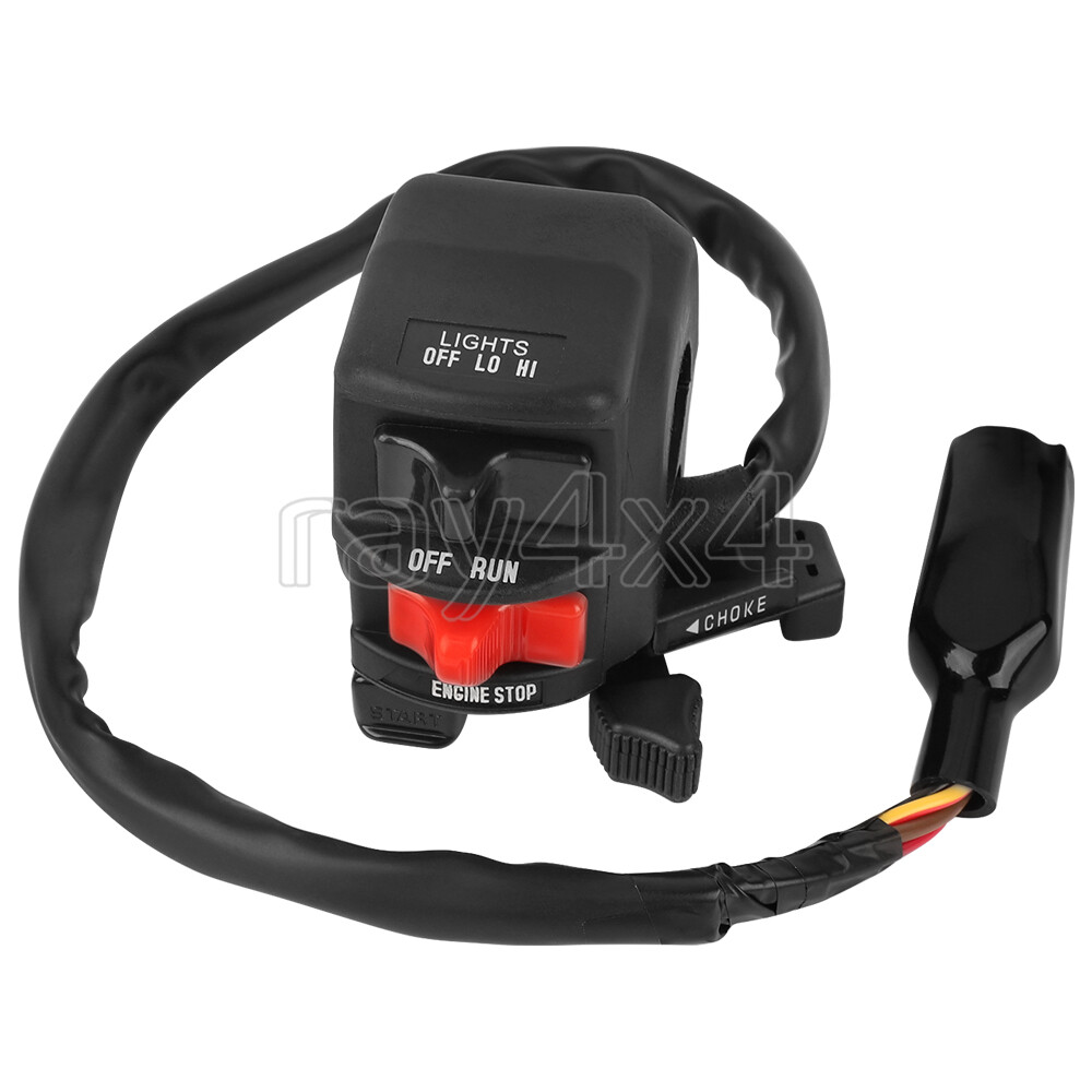 Handlebar Switch Start Kill Headlight for Kawasaki Bayou Lakota Prairie 300 400