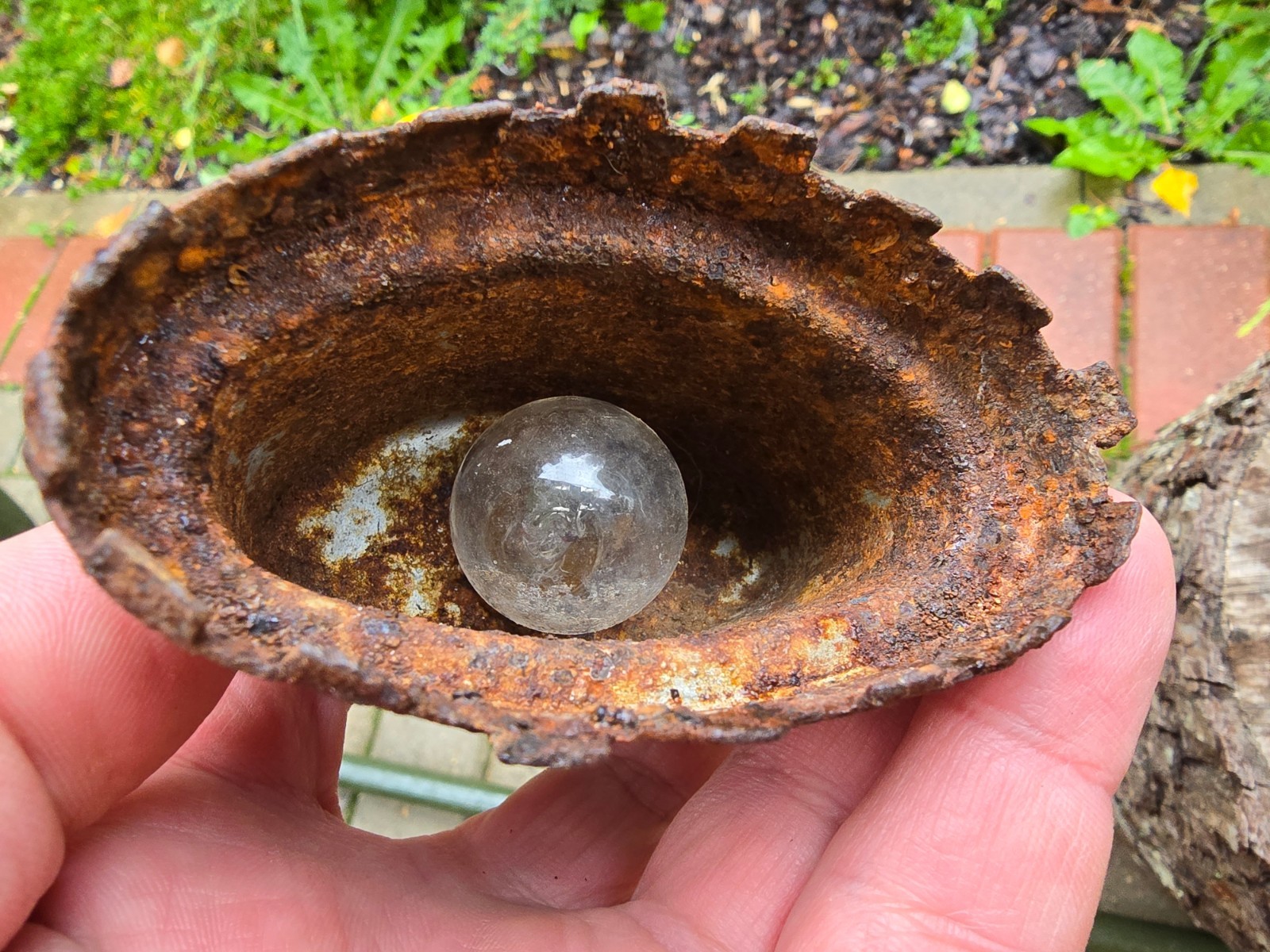 WW2 Accessories from the German bunker relic.
