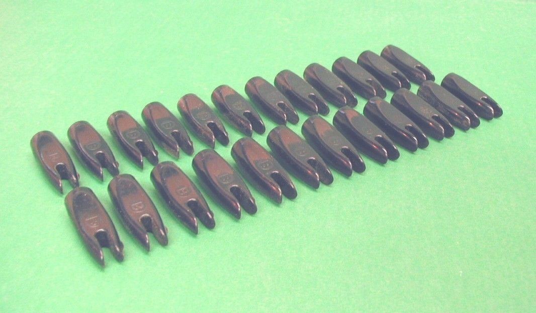 Original Bjorn Index Arrow Nocks - 9/32" Black - 2 Dozen