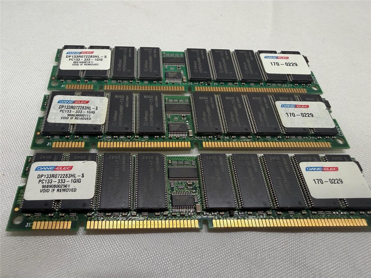 Qty. 20 DP133R072283HL-S PC-133-333-1GIG