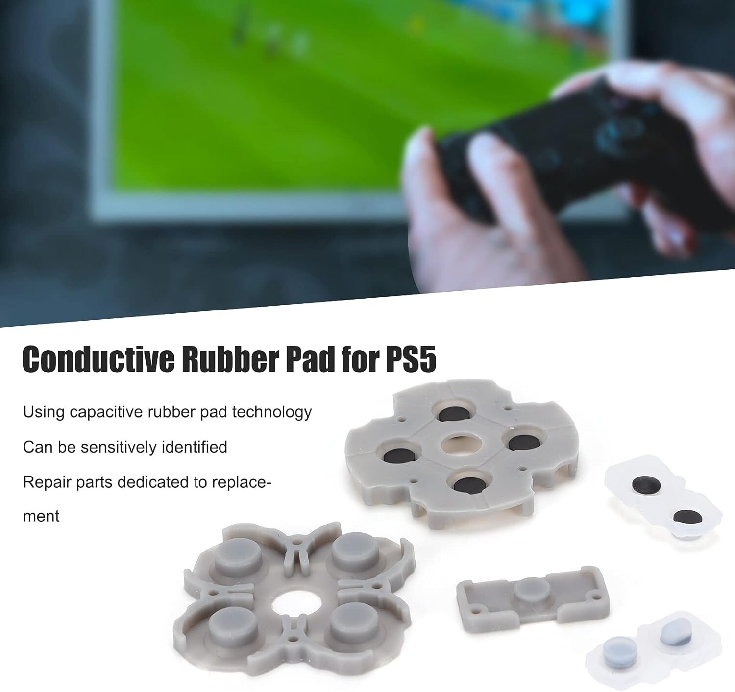 Replacement Conductive Rubber Silicone Pads Button BDM-010 for Playstation 5 PS5