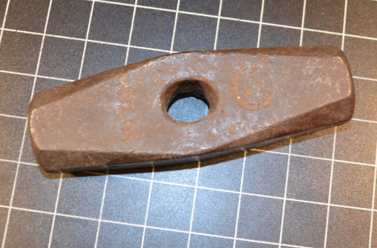 FAYETTE R. PLUMB 9# DEAD BLOW SLEDGE HAMMER HEAD - VERY EARLY - ODD WEIGHT