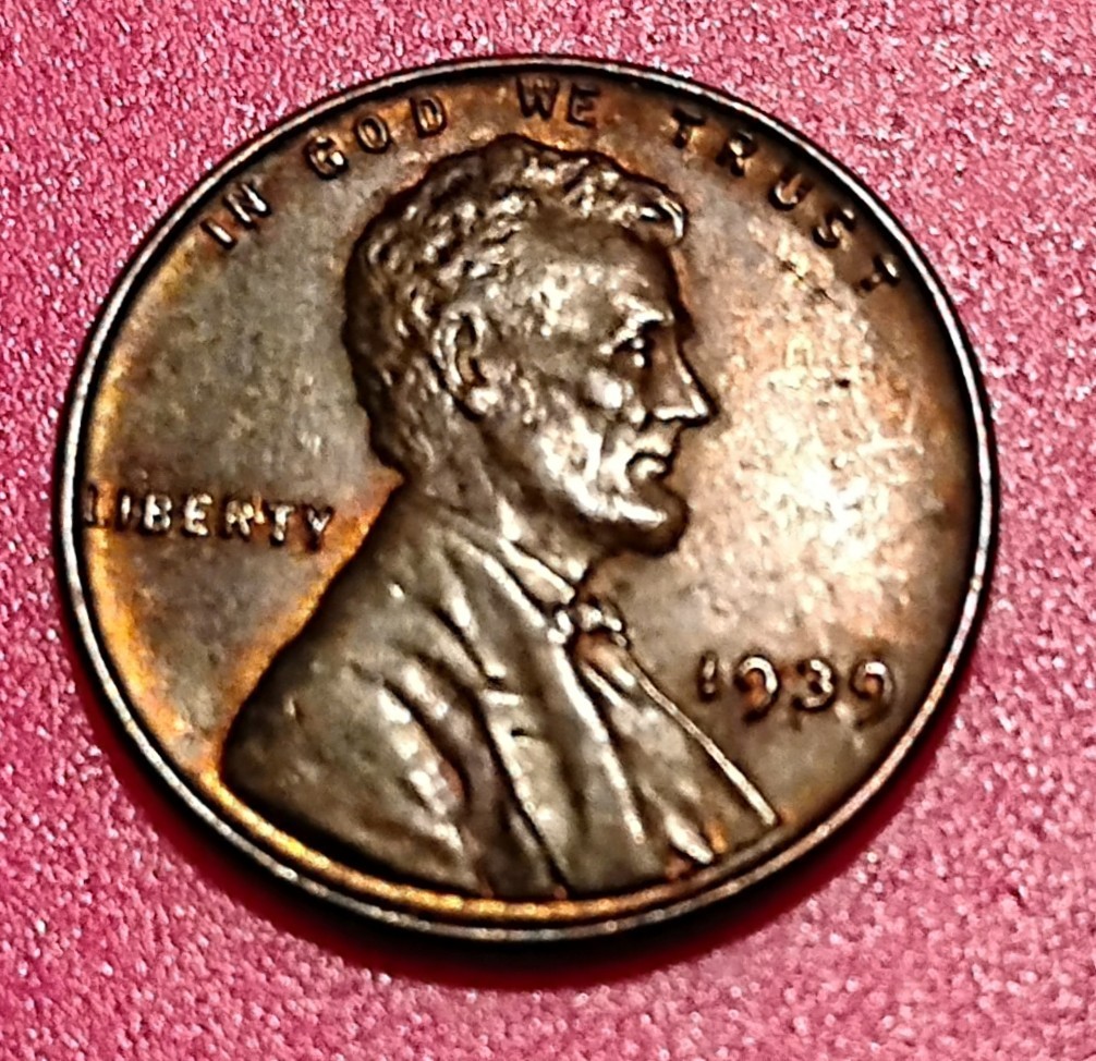 1939 P Lincolm Wheat Cent