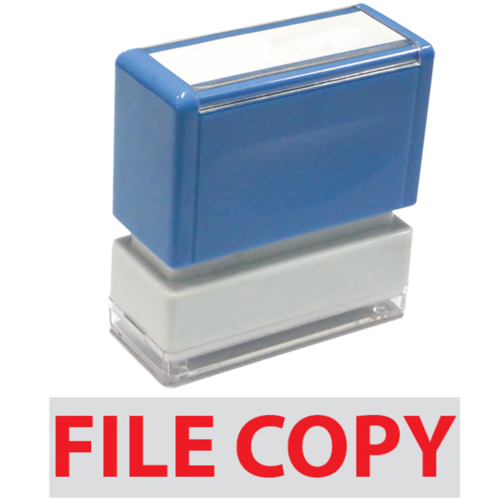 File Copy - JYP PA1040 Pre-Inked Rubber Stamps (Red Ink)