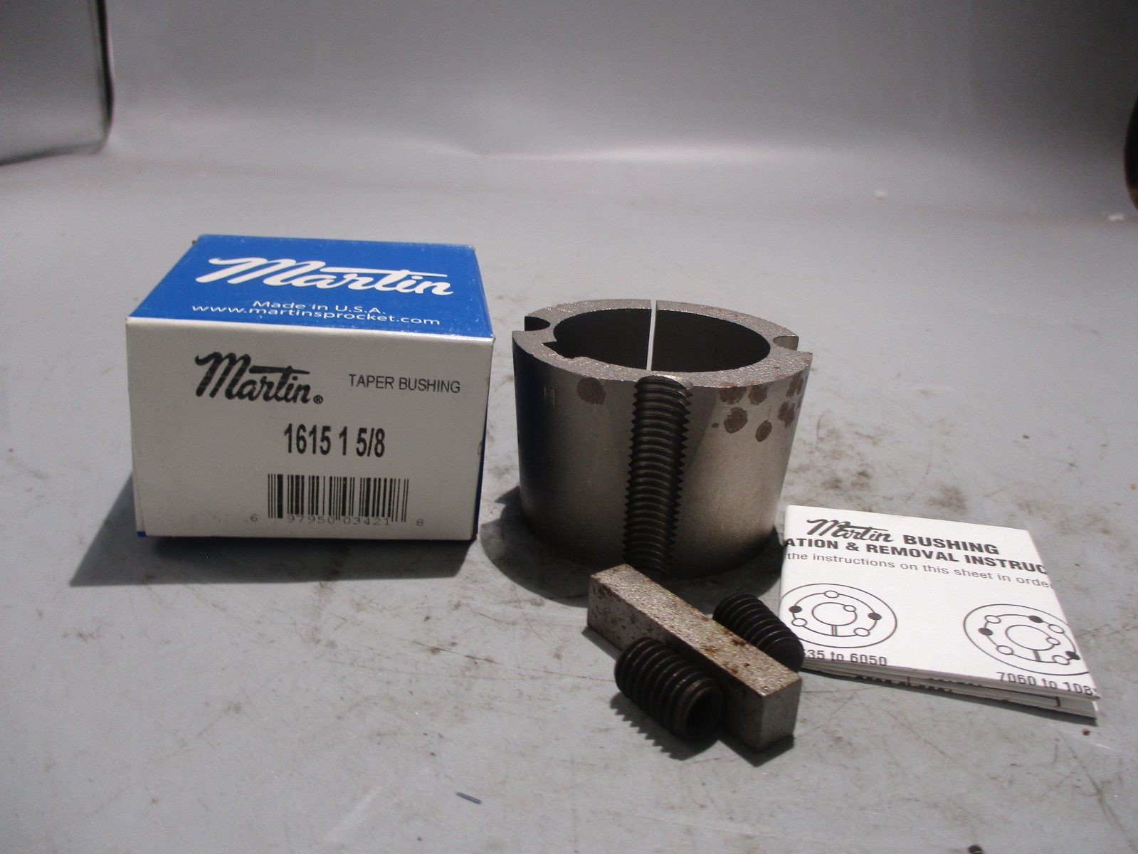 NEW MARTIN 1615-1-5/8 TAPER BUSHING