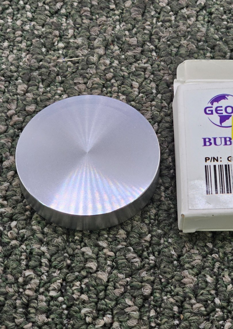 Geonassur Aluminium High-Precision Horizontal Circular Bubble Level 2-1/4 inch