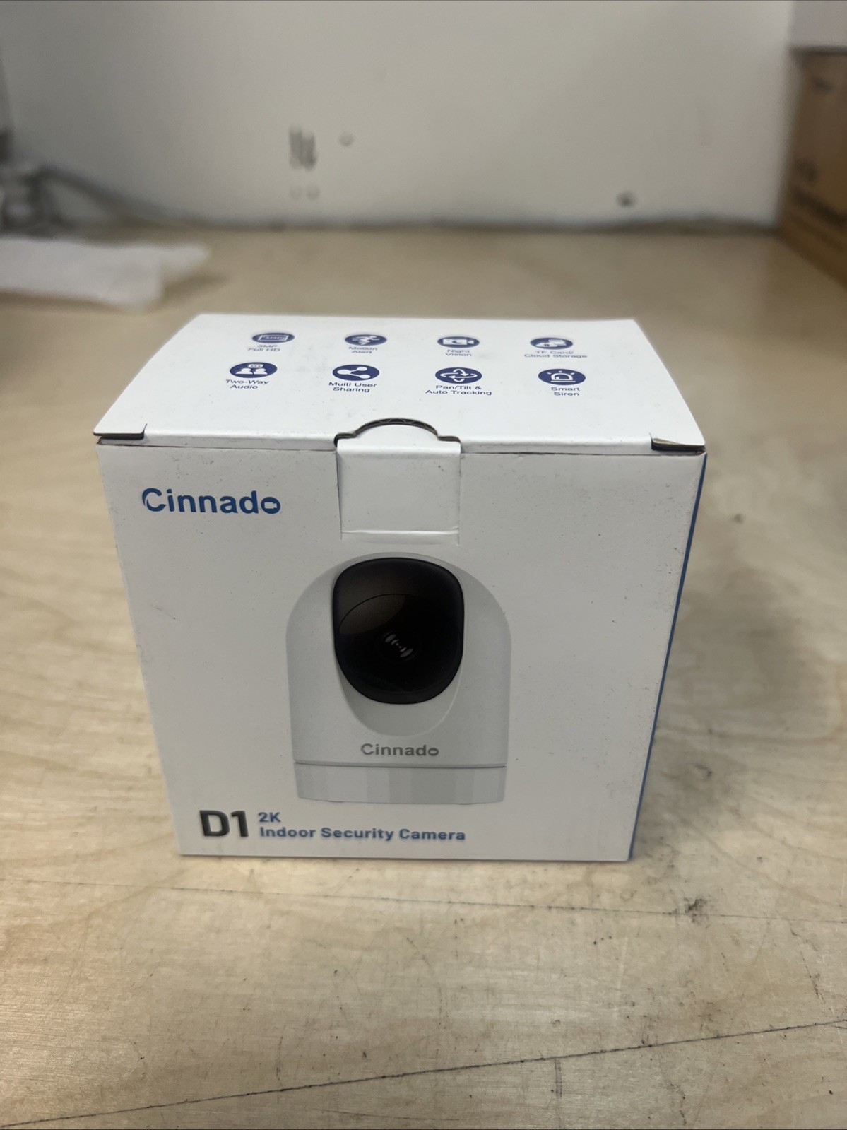 Cinnado Security Camera Indoor-2K 360° Wifi Cameras for Home Security New