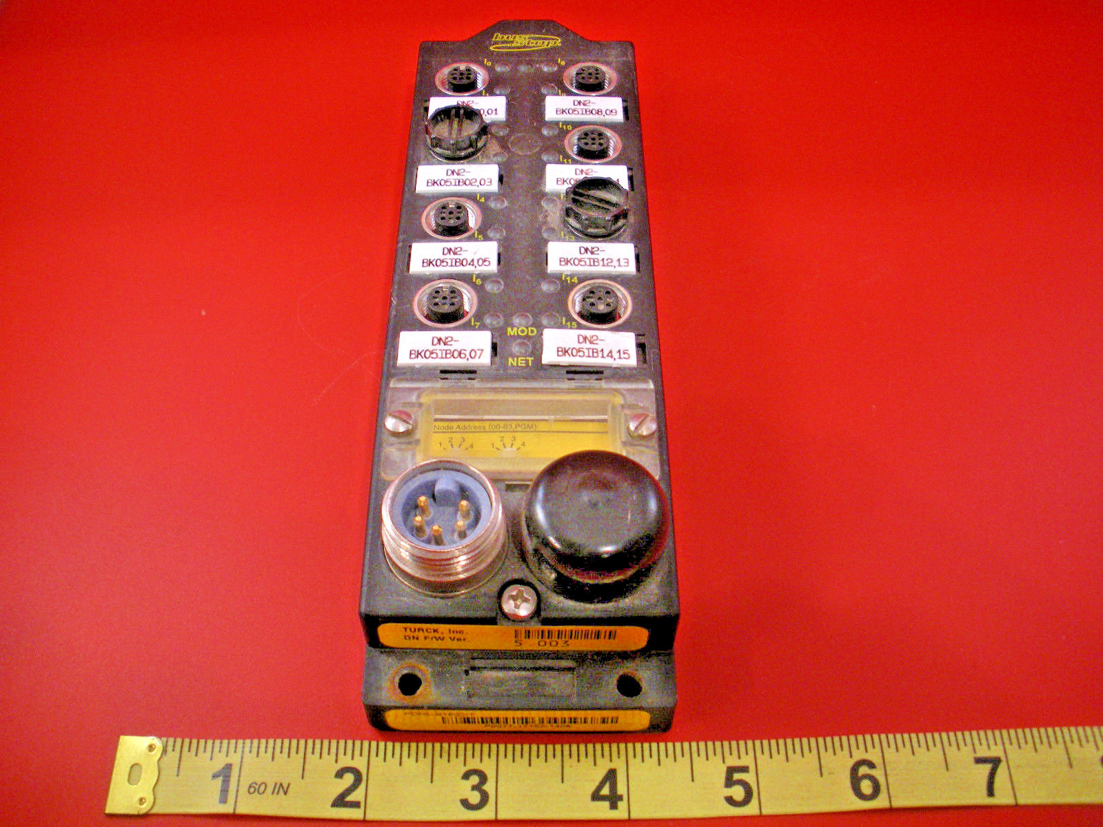 Turck FDNL-S1600-T Junction Bus Stop Tap Box FDNLS1600T F0077 FDNLS1600T used