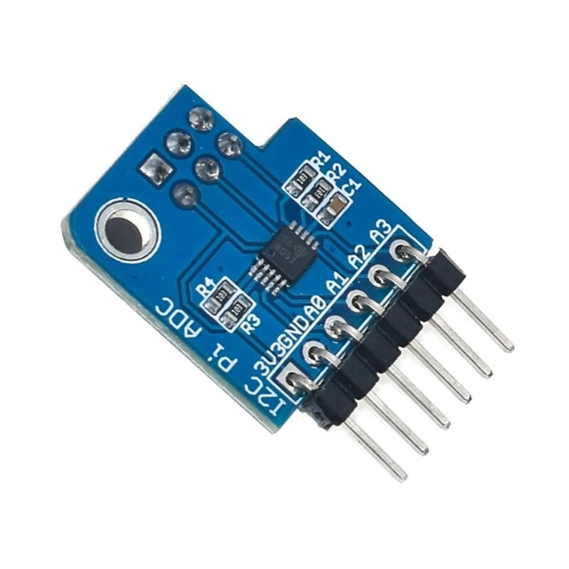 16 Bit I2C Module for RPi 4B/3B+/3B ADC 4 Channel Development Board