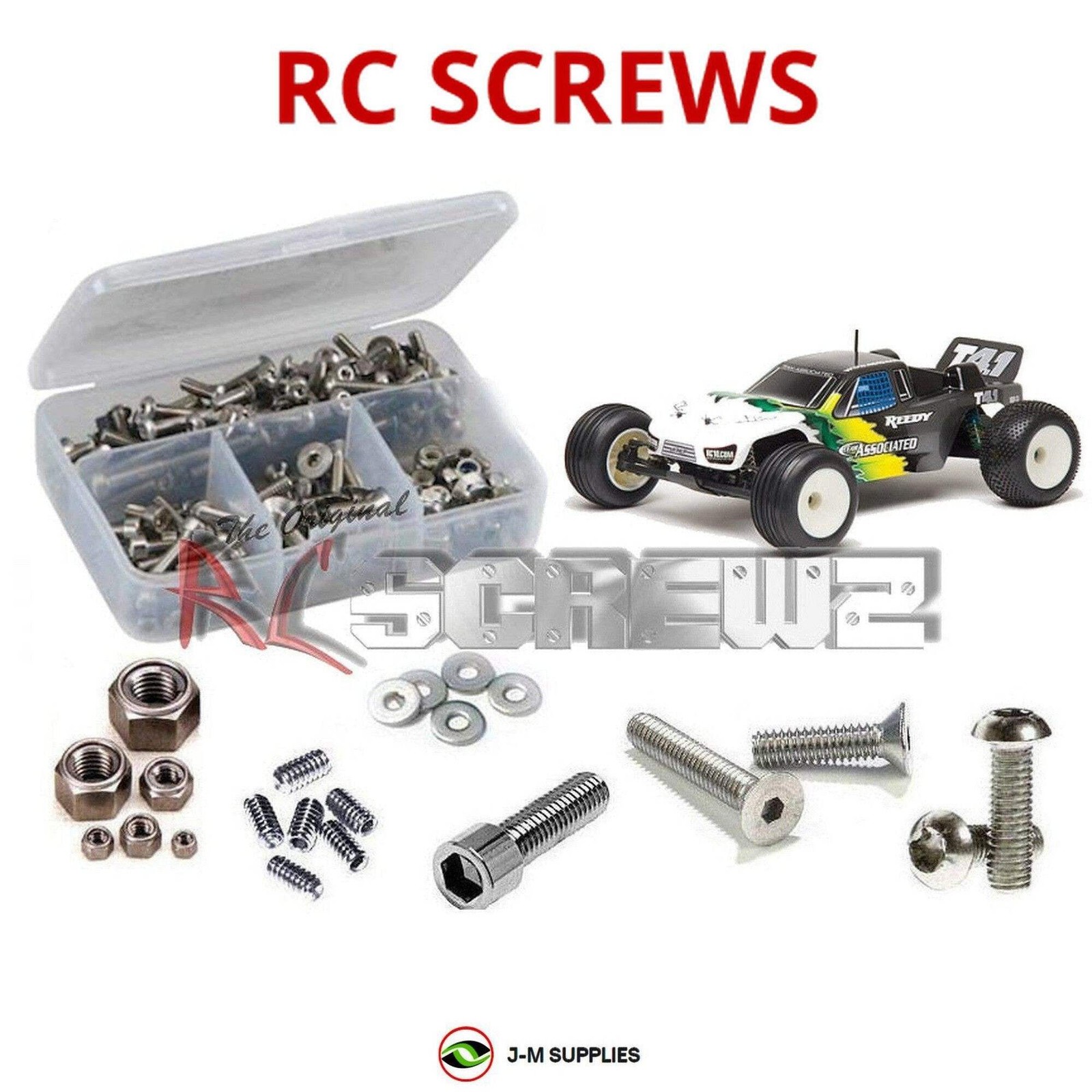 RCScrewZ Stainless Screw Kit ass015 for Associated T4 / 4.1 / RTR | SET
