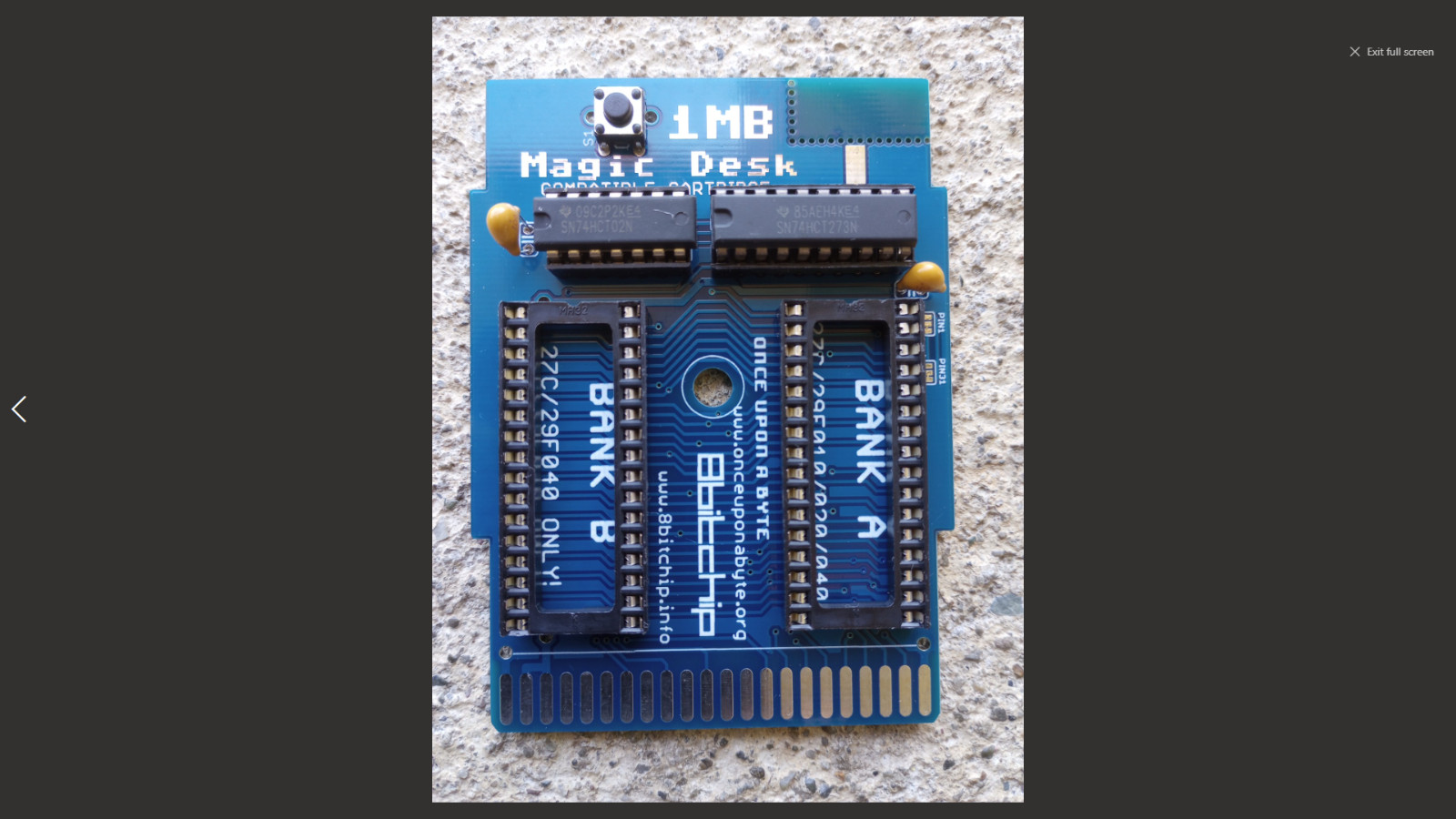 *ASSEMBLED* C64 Commodore 64 1MB Magic Desk Compatible Cartridge PCB