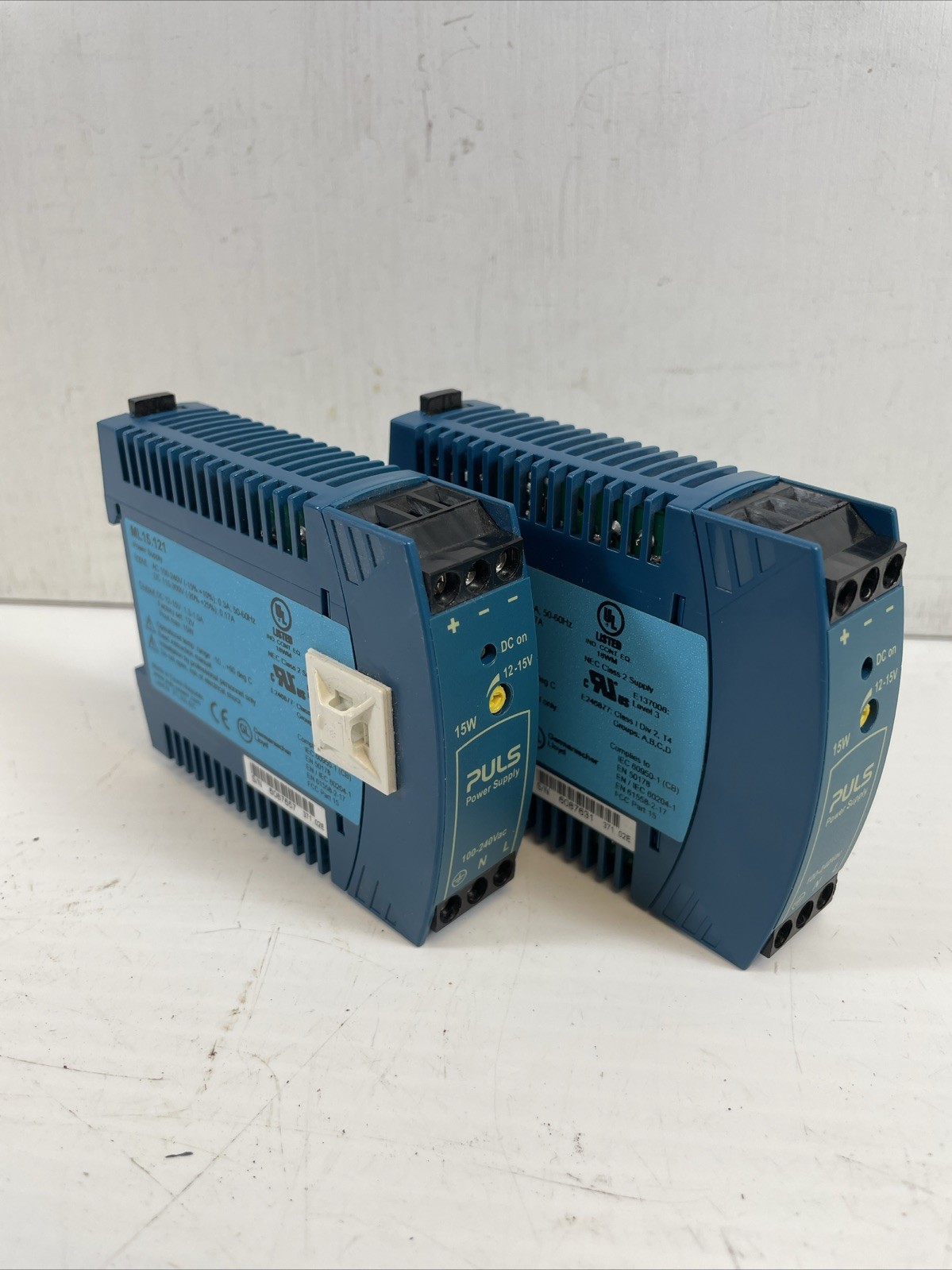 PULS ML15.121 Power Supply 12-15V 15W 100-240VAC Used  (2 Lot)