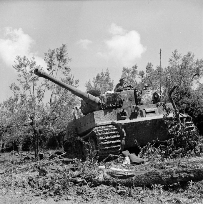 WW2 WWII Photo Captured German Tiger I Tank Pzkpfw. VI Italy World War Two /4259