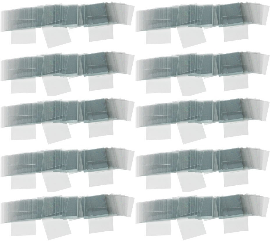 1,000 Pack Glass Microscope Cover Slips, 22mm x 22mm, #1 Thickness