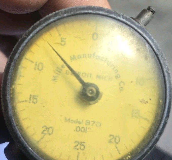 Vintage Miller Manufacturing B70 Dial Indicator Gauge .001" Detroit MI Machinist