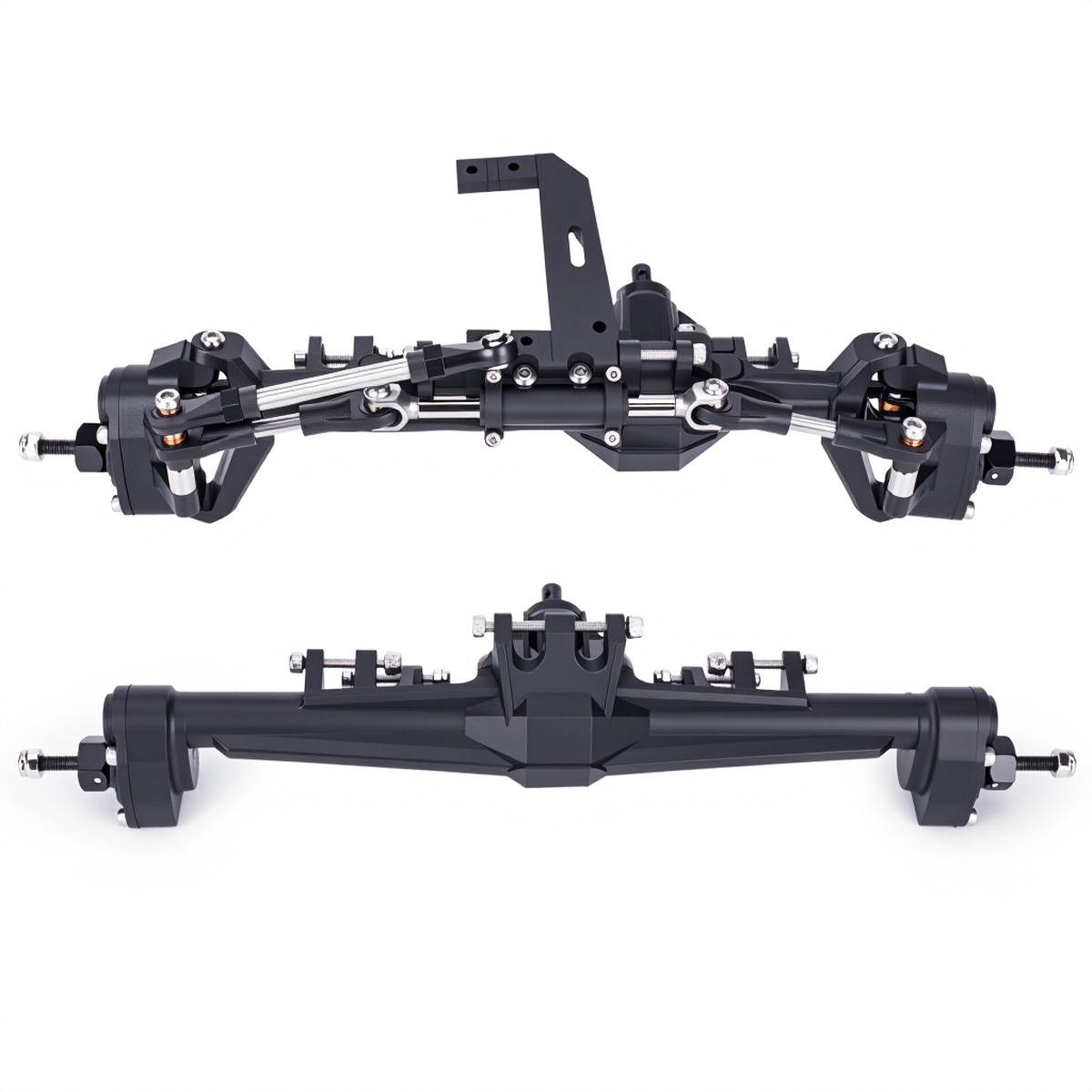 Nylon Front Rear Portal Axles Kit for 1/10 Vanquish H10 Optic RTR RC Crawler Car