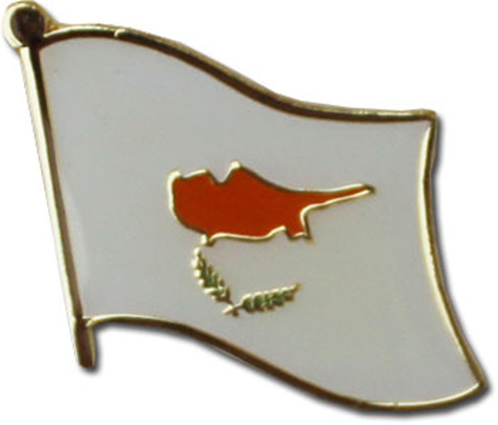 Cyprus Country Flag Bike Motorcycle Hat Cap lapel Pin