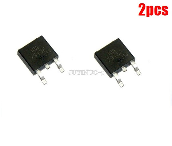 2Pcs 79M15 Kia 7915F 0.5A -15V Three-Terminal TO-252 Voltage Regulator New Ic xo
