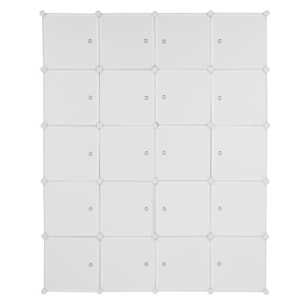 20 Cube Organizer Stackable Plastic Cube Storage Shelves Design