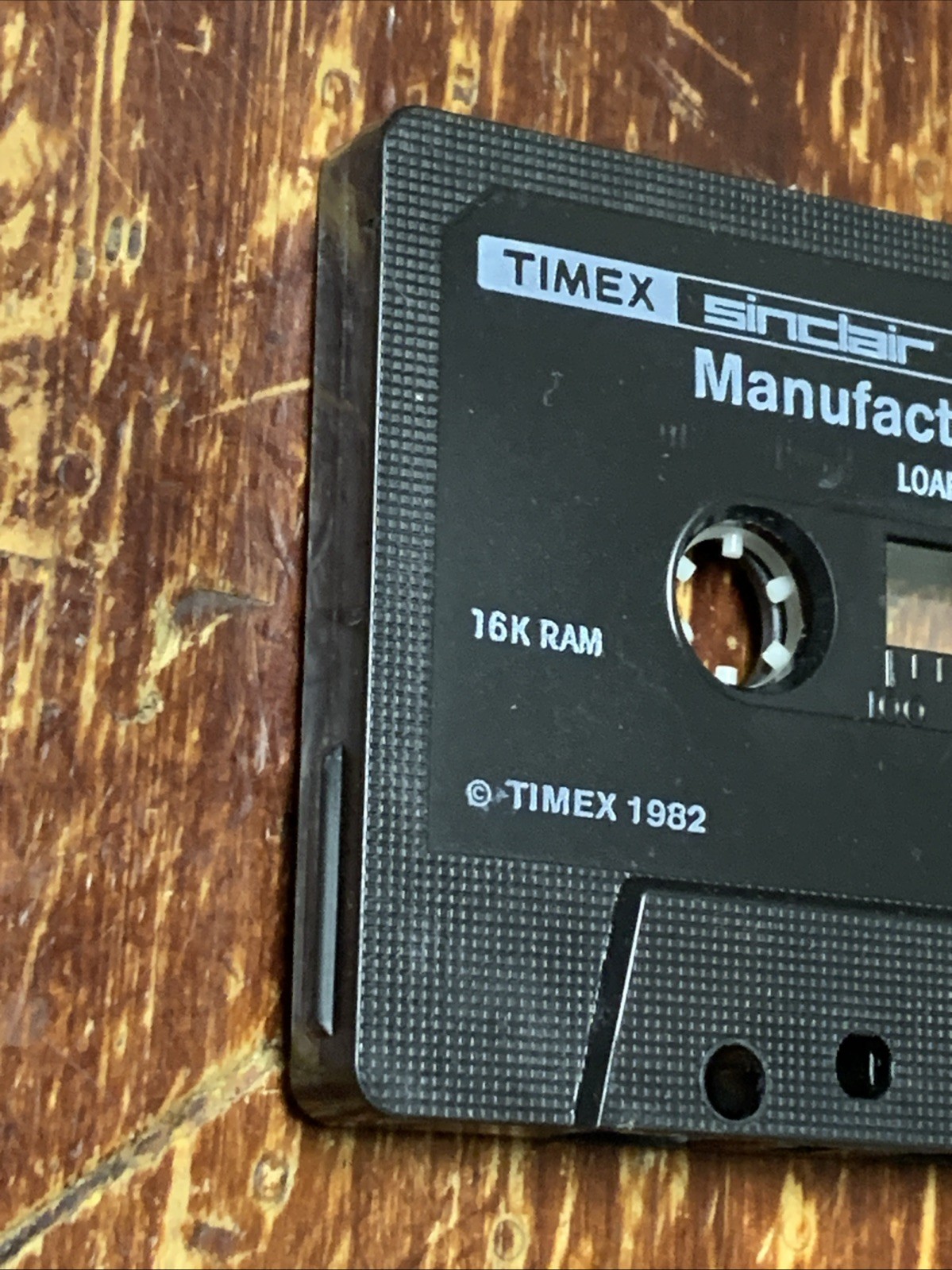 Timex Sinclair 1000 Manufacturing Control Computer Cassette Tape - Vintage