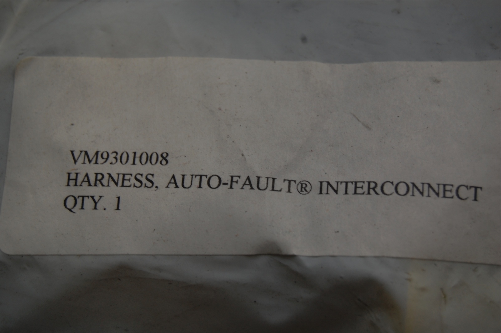VIBRO-METER HARNESS AUTO-FAULT INTERCONNECT VM9301008 MEGGITT SENSING SYSTEMS