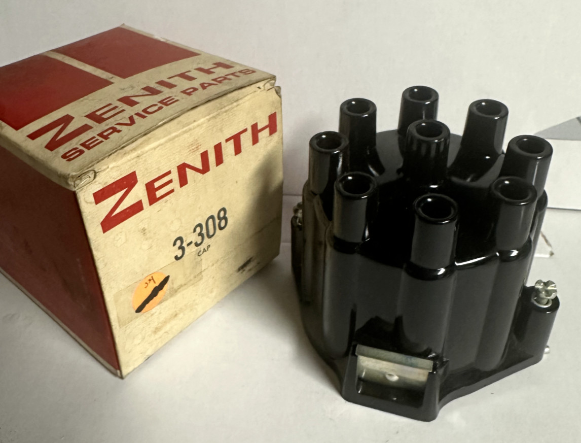 Zenith Distributor Cap 3-308 NOS New old Stock