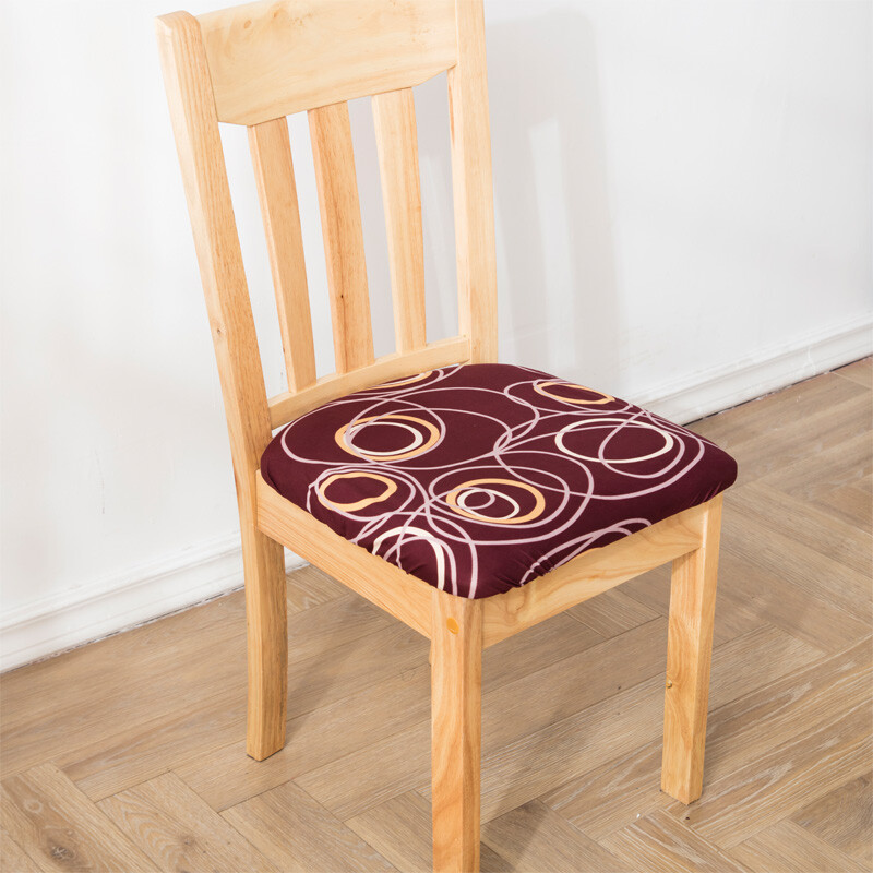 4/6pcs Waterproof Dining Chair Covers Stretch Seat Cushion Protector Home Decor
